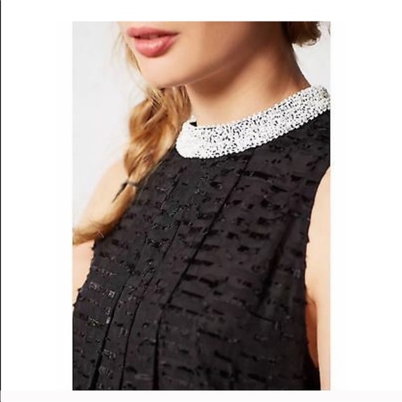 Anthropologie Tops - Anthropologie Sachin & Babi Jeweled Collar Tank